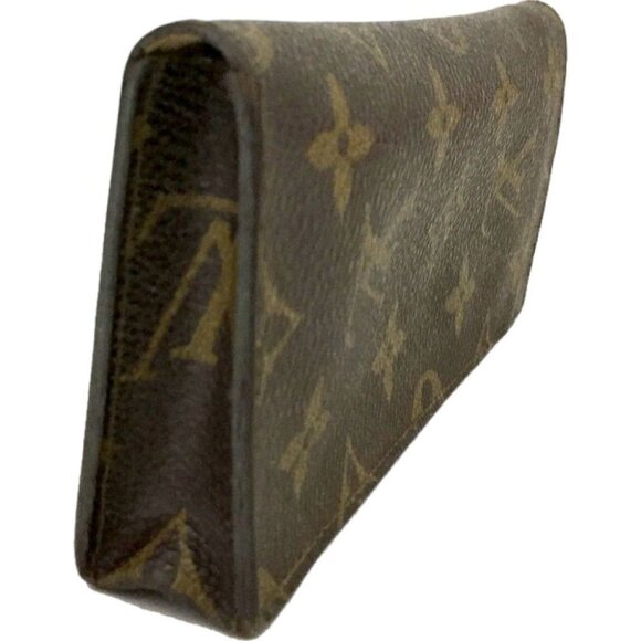 811156AA Louis Vuitton Glasses Case Etui a Lunettes Simple Brown Monogram - Picture 4 of 9